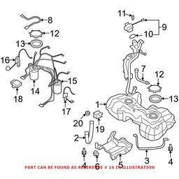 VW Fuel Tank Sending Unit - Passenger Side 5N0919673K